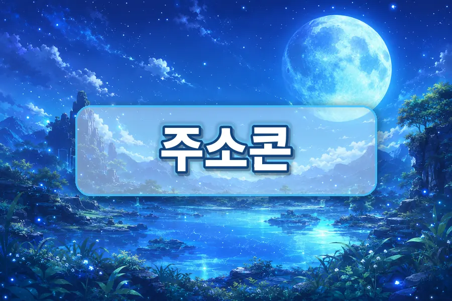 주소콘 주소모음 대표 안내 이미지