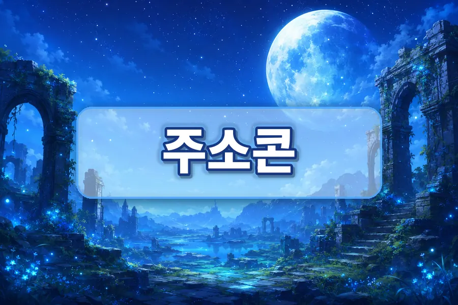 주소콘 링크모음 확인 이미지